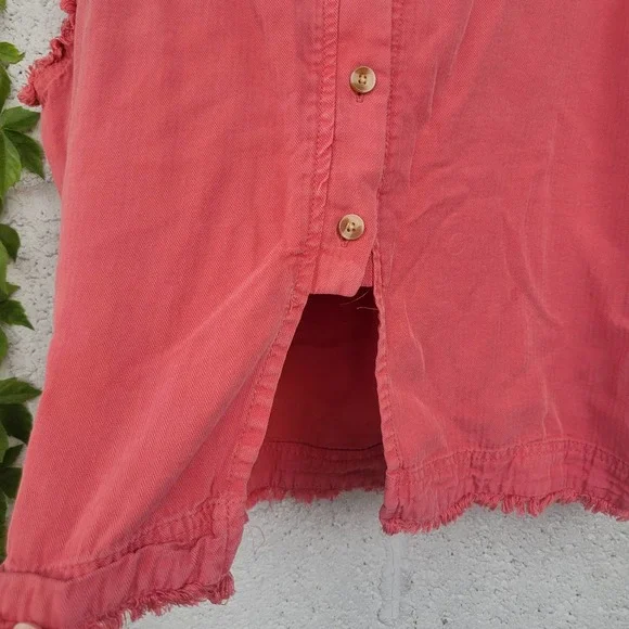 ALRT'D STATE Red Briar Button Back Tank Size Small - Picture 11 of 14